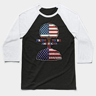 Pride to be American I love Merica Baseball T-Shirt